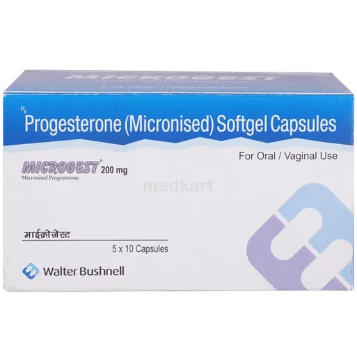 microgest 200mg capsule 10's
